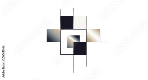 Abstract Geometric Vector Graphic