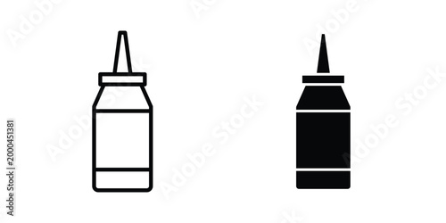 Ketchup icon pack, best for Graphic designs. Vector