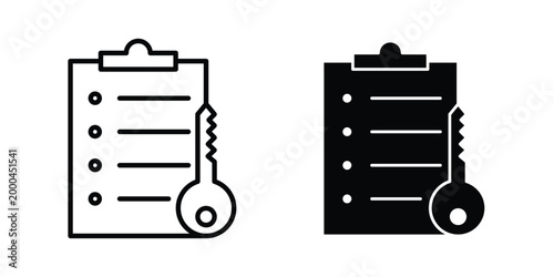 Key takeaway icon pack, best for Graphic designs. Vector