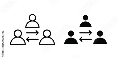 Mediator icon pack, best for Graphic designs. Vector