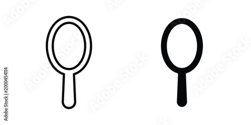 Mirror icon pack, best for Graphic designs. Vector