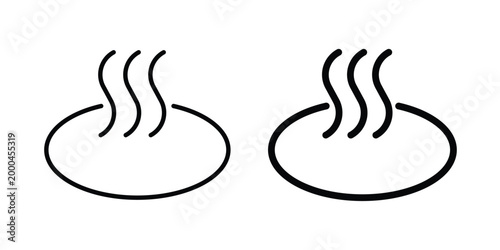 Onsen icon pack, best for Graphic designs. Vector