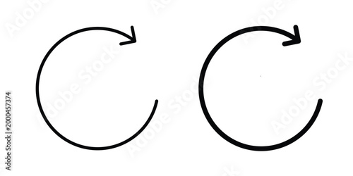 Refresh icon pack, best for Graphic designs. Vector