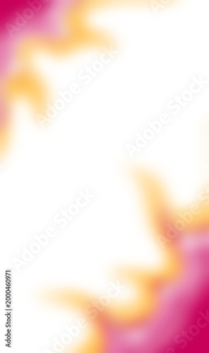 Abstract gradient brush forming blazing flames, dynamic motion, vibrant tones, textured strokes, isolated on clean white background.