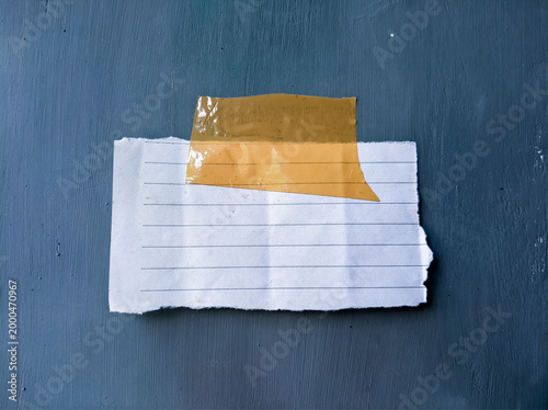 Bild auf Leinwand torn paper with space for text, paper background, horizontally striped paper pie