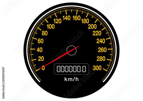 スピードメーターのベクターイラスト素材