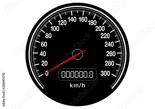 スピードメーターのベクターイラスト素材