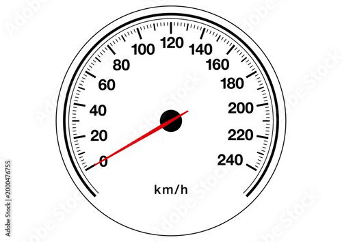 スピードメーターのベクターイラスト素材