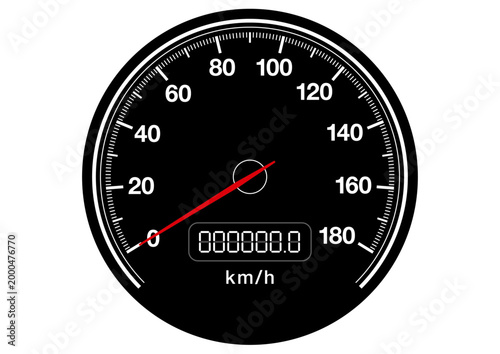 スピードメーターのベクターイラスト素材
