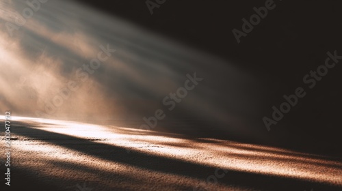 Morning light creates a serene atmosphere for a healthy lifestyle