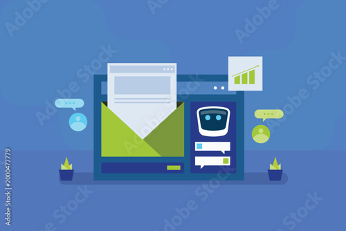 Email software automatically writes content for digital marketing campaigns, creates draft messages and send replies to manage entire email marketing campaign. 