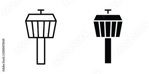Tableau sur toile Control Tower icon pack vectors for graphic projects.