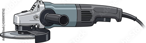 Angle grinder, power tool, industrial equipment, metal grinding