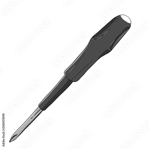 ドライバーのシンプルなベクターイラスト