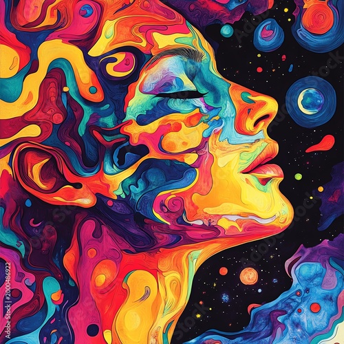 abstract fractal background