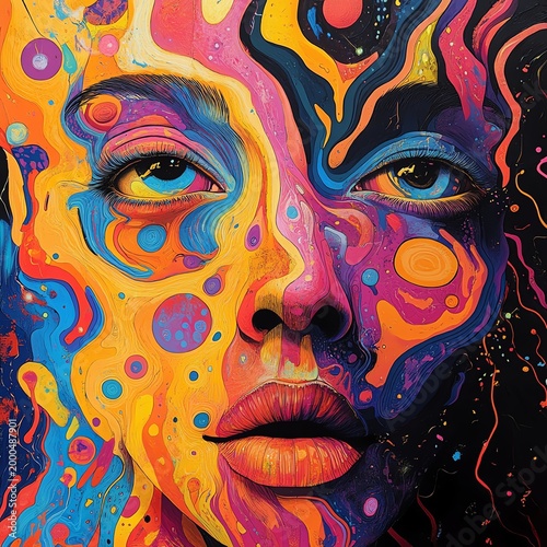 abstract fractal background