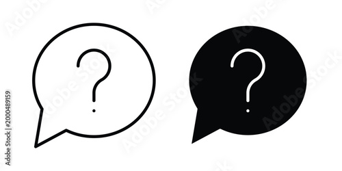 Question icon pack vectors for graphic projects.
