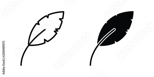 Quill icon pack vectors for graphic projects.