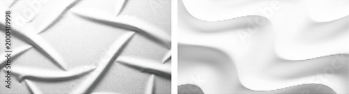 Abstract flowing fabric texture with halftone effect.