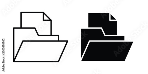 Store files icon pack vectors for graphic projects.