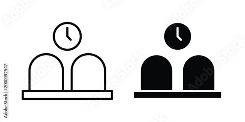 Waiting Room icon pack vectors for graphic projects.