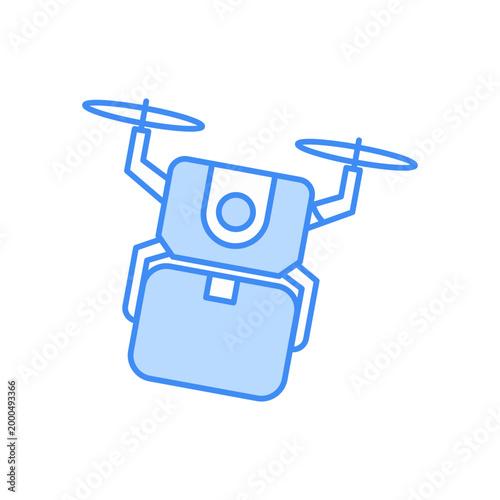 Drone Delivery vector icon
