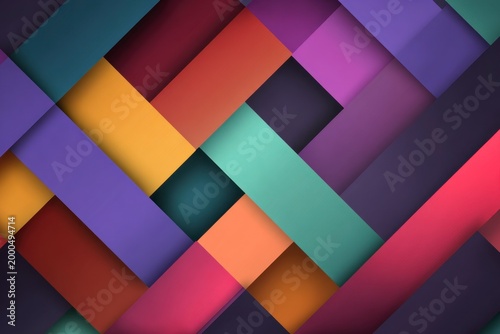 Colorful geometric pattern background.