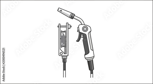 Industrial welding torch and equipment.