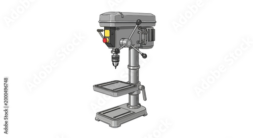 Drill Press Machine Industrial Equipment.
