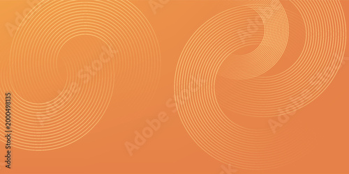 Abstract orange background with diagonal lines. Dynamic shapes composition eps 10