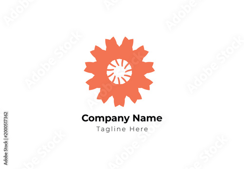Morden Floral Circular Logo