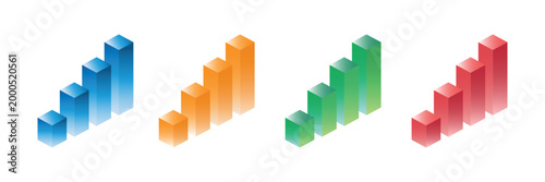 Free Download Abstract Data Visualization Rising Column Graphs - GFXLoad