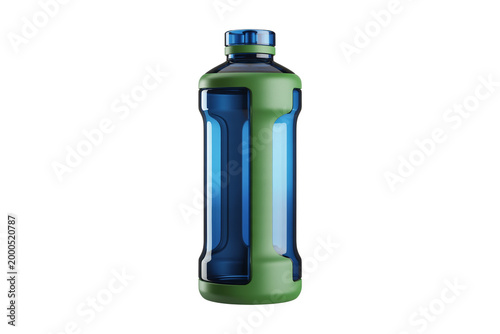 Fitness Reusable Drink Bottle Isolated on Transparent Background
