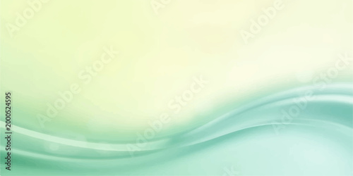 Gentle, flowing waves of soothing green and serene blue in a serene, abstract composition. Capture the subtle beauty of nature's calming palette.