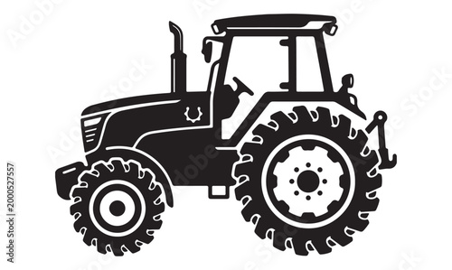 illustration mechanical cutout agro countryside field heavy industry