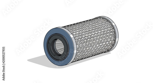 Air Filter Cylinder Metal Mesh.