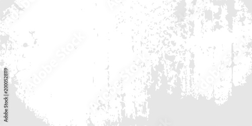 Vintage black ink splat with a grungy paper texture on an old grey wall design featuring a dark dusty film effect and an artistic vector border frame