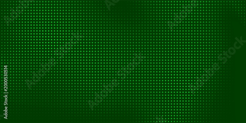 LED green dots on dark green mesh. Simple vector baxkground