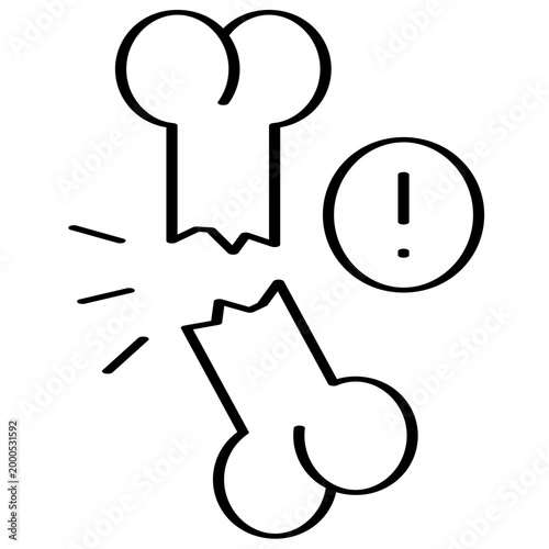 Fracture Bone, Broken Bone icon