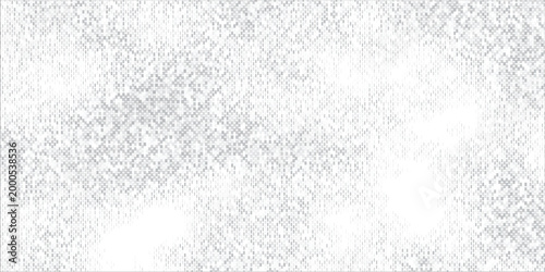 Vintage digital print effect background with monochrome white and grey dither.