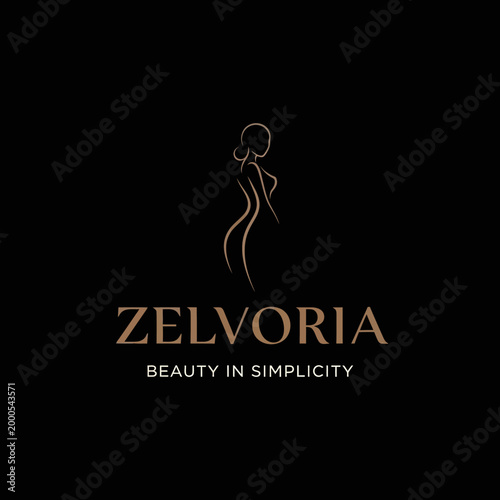 Zelvoria Beauty Logo Design.