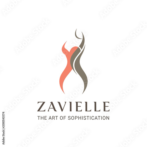 Zavielle Logo Design Sophistication Art.