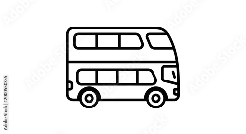 vector bus icon
