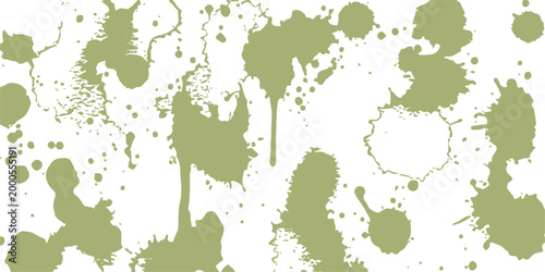 An abstract green grunge background featuring a vector world map illustration with a dirty paint texture and nature-inspired pattern for an old paper geography design