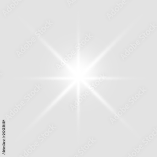 Diamond Shaped Light Sparkle Glow Effect Vector Abstract Background Element