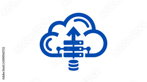 Cloud Computing Technologies Concept with Data Network.