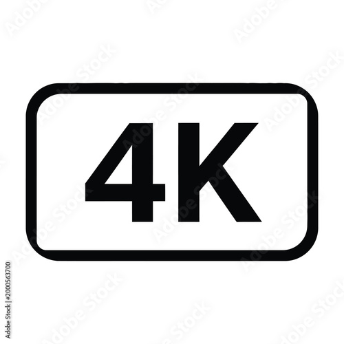4k ultra hd resolution label
