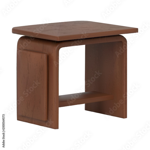 Service desk, desktop table vector 3D mockup, reception office furniture, promotional table counter, presentation stall