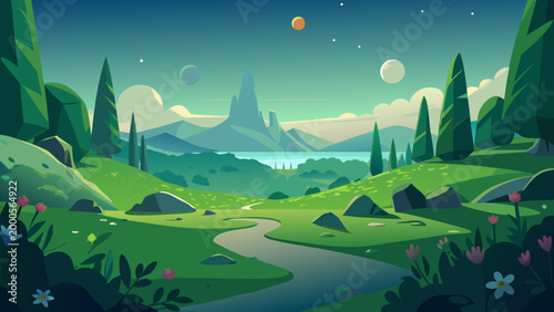 vector, graphics, observatory, night, stars, constellations, planets, magic, science, astrophysics, research, scientific discoveries, astrobiology, space, observations, celestial motion, sky