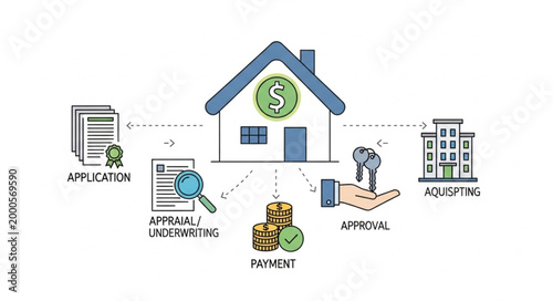 Obraz na plátne Money Saving Household Budget.